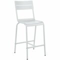 Bfm Seating Beachcomber White Aluminum Outdoor / Indoor Barstool 163PH812BWH